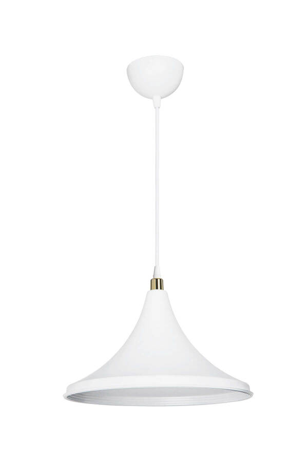 White Pendant Chandelier Bedroom Living Room Kitchen Corridor Lamp - 4