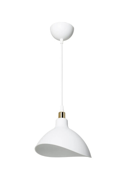 White Pendant Light Fixture Bedroom Living Room Kitchen Corridor Lamp - 2