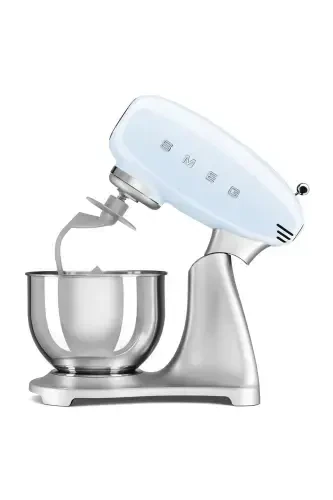 White Retro Pastel Blue Stand Mixer 800W 4.8L - 2