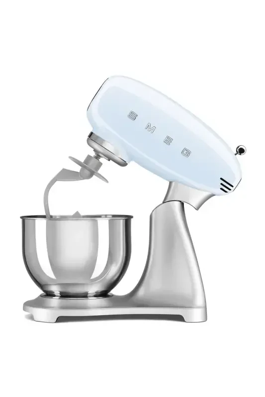 White Retro Pastel Blue Stand Mixer 800W 4.8L - 2
