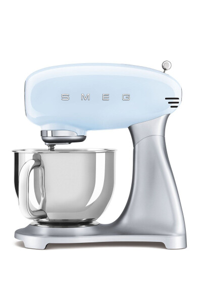 White Retro Pastel Blue Stand Mixer 800W 4.8L - 1