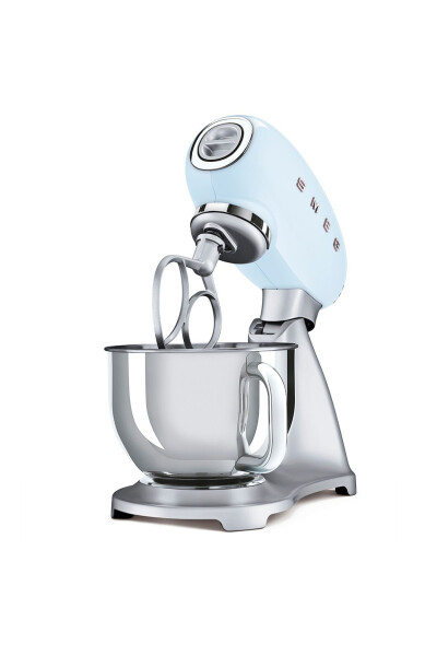 White Retro Pastel Blue Stand Mixer 800W 4.8L - 3