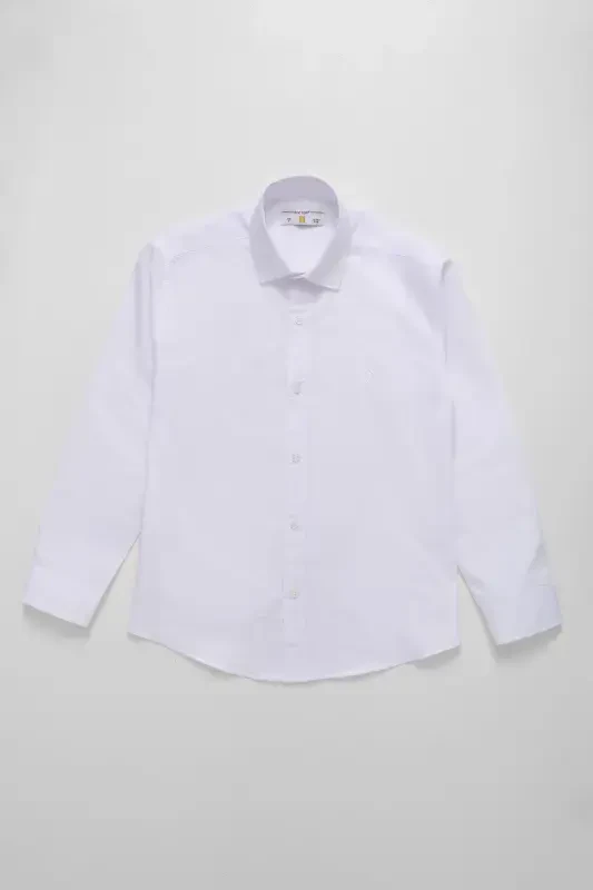 White Shirt for Boys - 4
