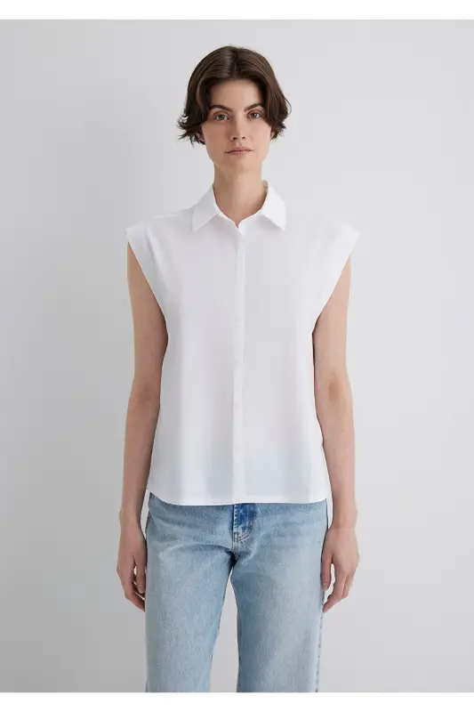 White Shirt Loose Fit 1211092-6 - 3