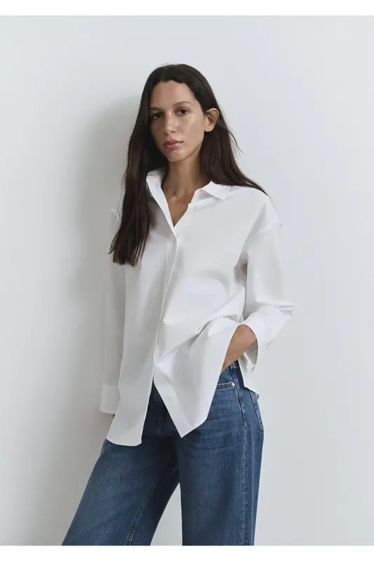 White Shirt Oversize / Wide Cut 1211088-620 - Mavi