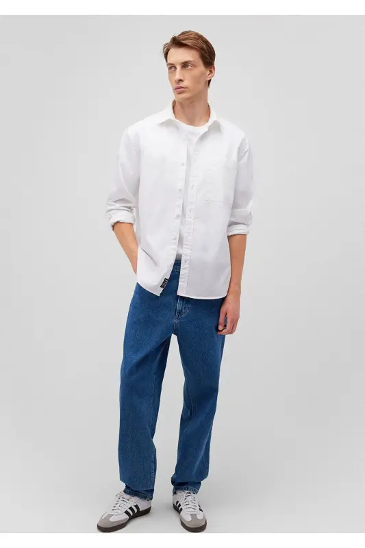 White Shirt Regular Fit / Normal Cut 0211113-62 - 2