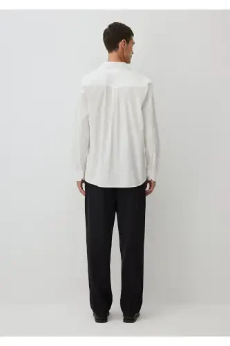 White Shirt Regular Fit / Normal Cut 0211126-70 - 4