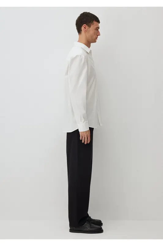 White Shirt Regular Fit / Normal Cut 0211126-70 - 3