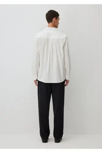 White Shirt Regular Fit / Normal Cut 0211126-70 - 4