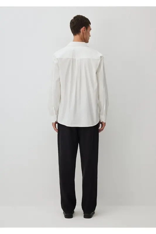 White Shirt Regular Fit / Normal Cut 0211126-70 - 4
