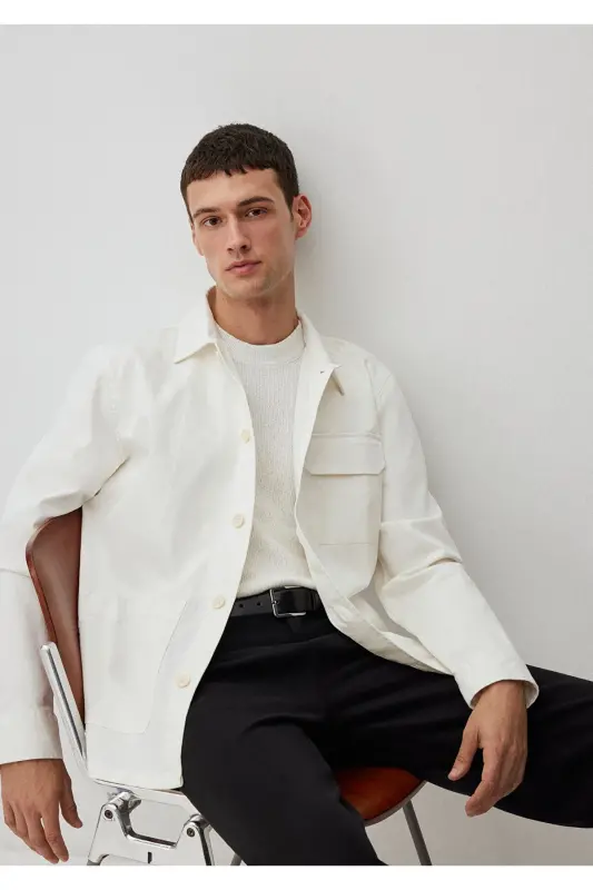 White Shirt Regular Fit / Normal Cut 0211132-70 - 1