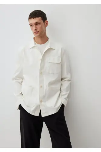 White Shirt Regular Fit / Normal Cut 0211132-70 - 3
