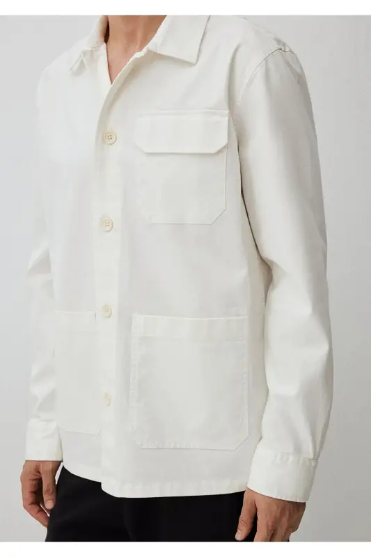 White Shirt Regular Fit / Normal Cut 0211132-70 - 7