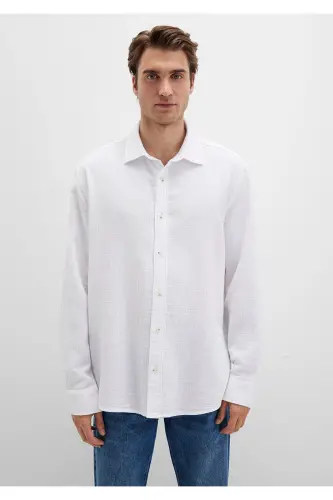 White Shirt Regular Fit / Normal Cut 0211518-62 - 4