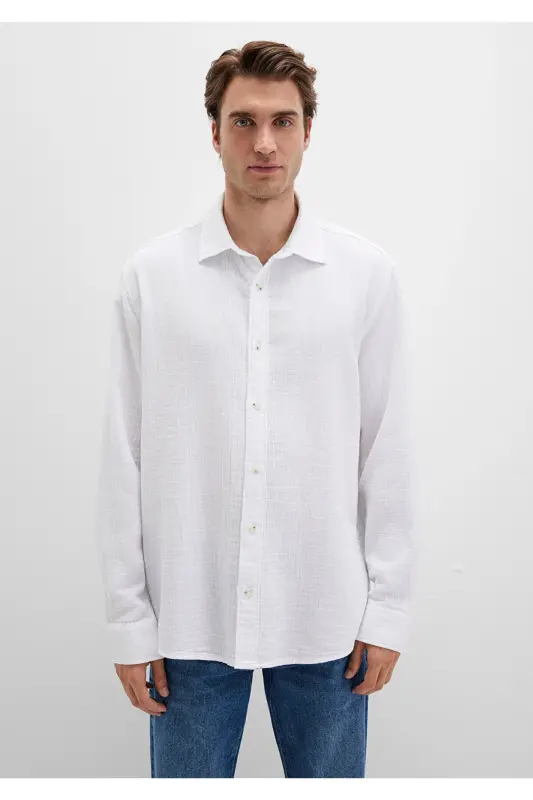 White Shirt Regular Fit / Normal Cut 0211518-62 - 4