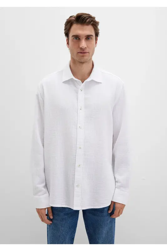 White Shirt Regular Fit / Normal Cut 0211518-62 - 4