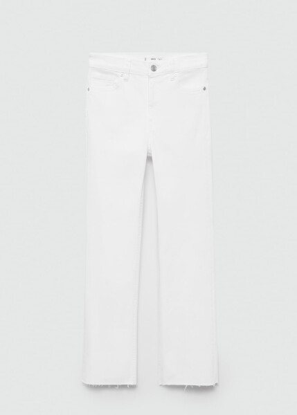 White Sienna flare crop jeans - 1