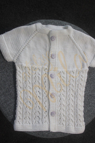 White sleeveless baby vest - ATÖLYE MİLLA (1)