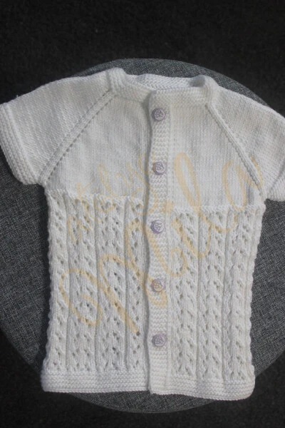 White sleeveless baby vest - ATÖLYE MİLLA (1)