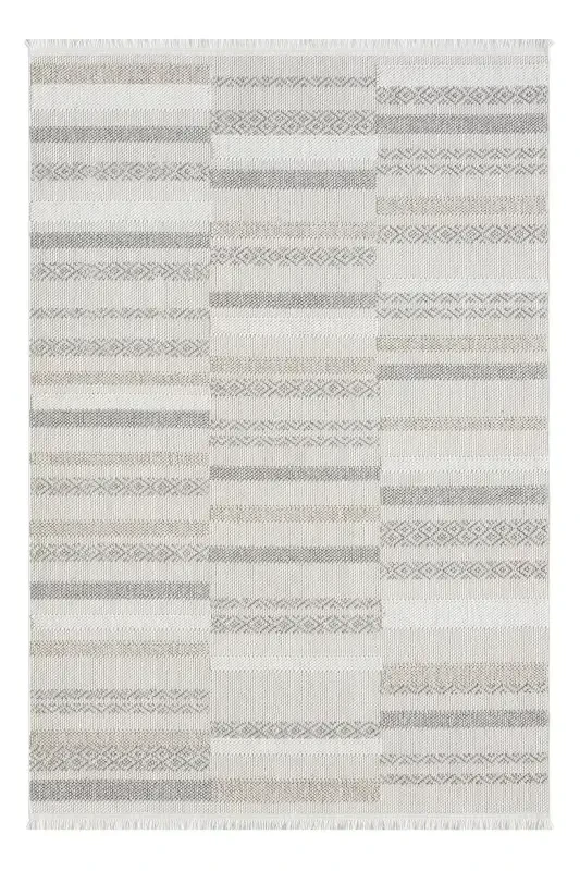 White Soft Textured Rug Carpet Living Room Kitchen Hallway Runner Woven Machine Carpet 003-Cream 2 - 6