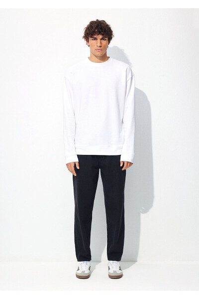 White Sweatshirt 0S10207-620 - 22