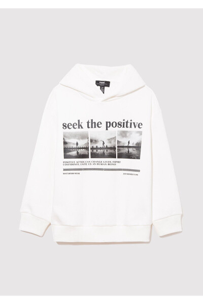 White Sweatshirt 6S10074-70057 - 1