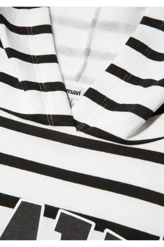 White Sweatshirt with Logo Print 1s10118-84603 - 7