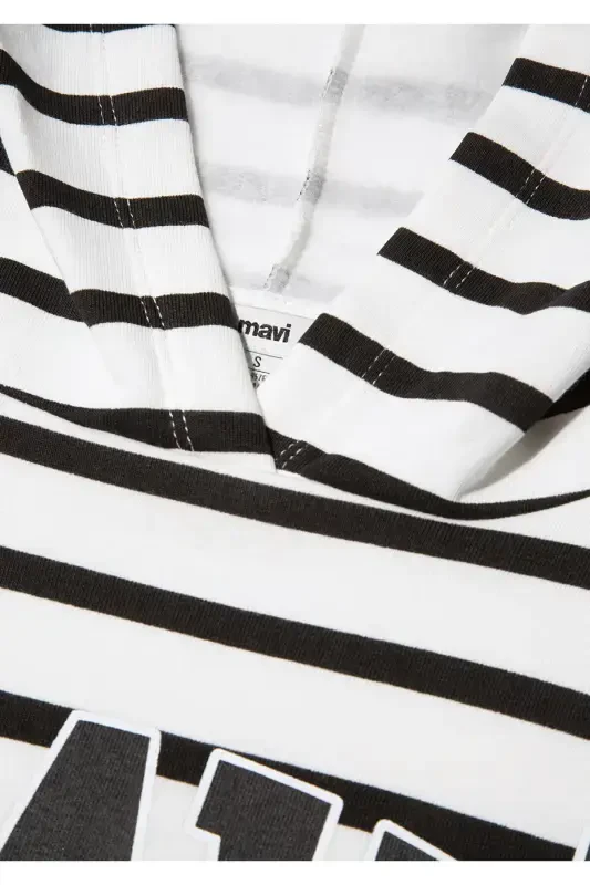 White Sweatshirt with Logo Print 1s10118-84603 - 7