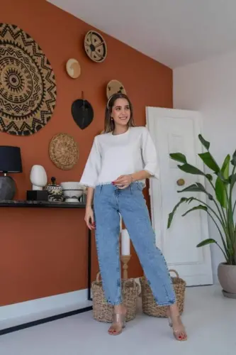 White Tassel Detailed Blouse - BÜYÜKBEDENIZ (1)