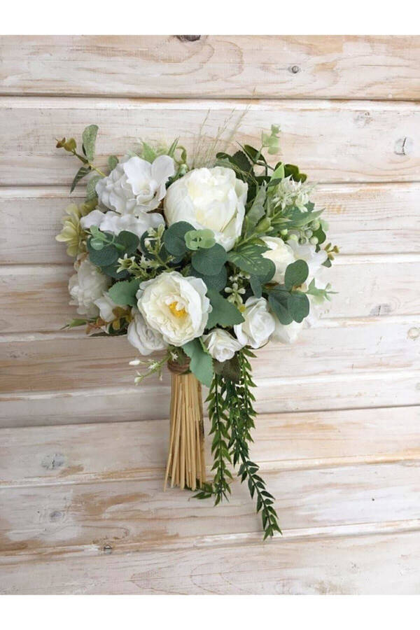 White Toned Hand Bouquet - 29