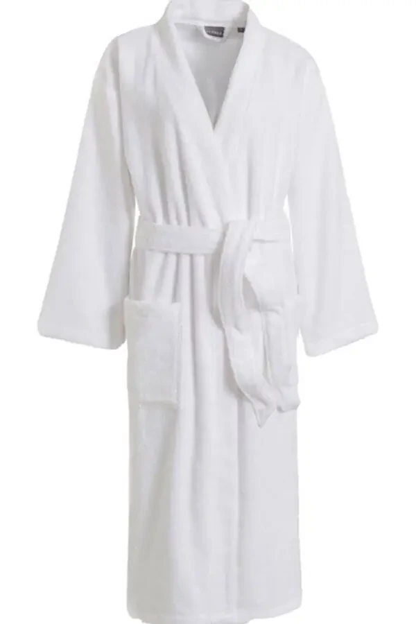 White Unisex Bathrobe - 1