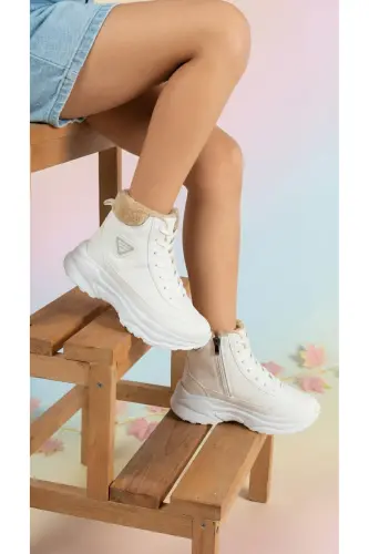 White Unisex Boot 0012123 - 2