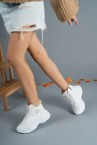 White Unisex Boot 0012123 - 6