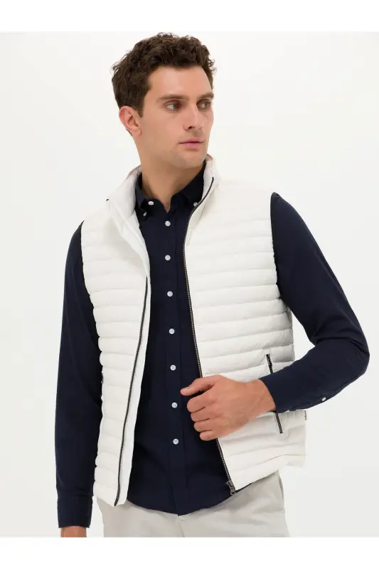 White Vest 50266336-VR013-White - 2