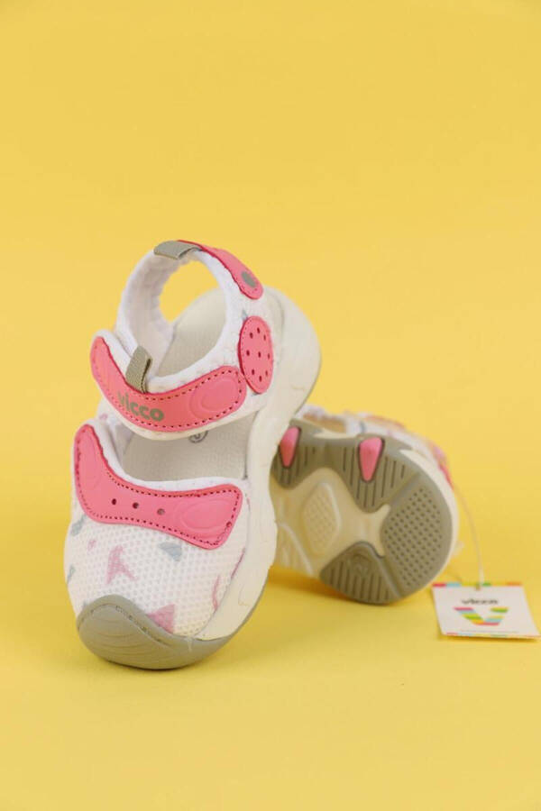 White Vicco Cesi Sandals for Girls, Size 22-30 - 18