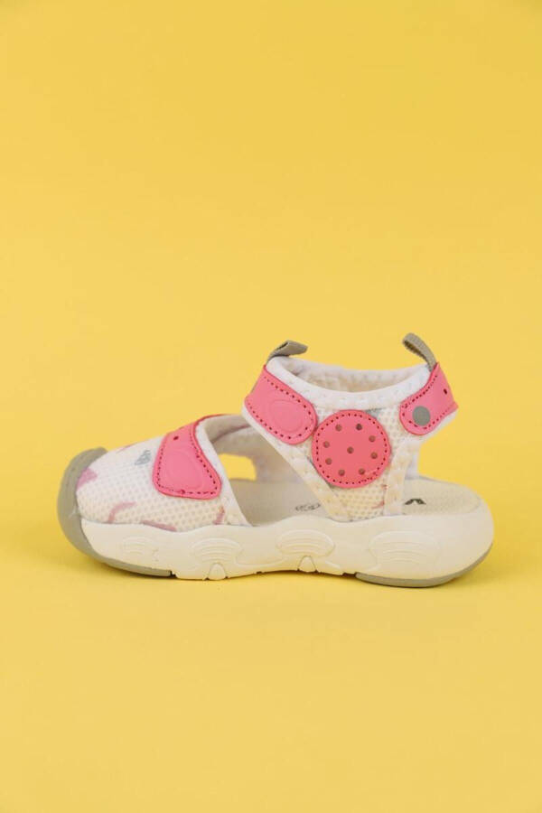 White Vicco Cesi Sandals for Girls, Size 22-30 - 2