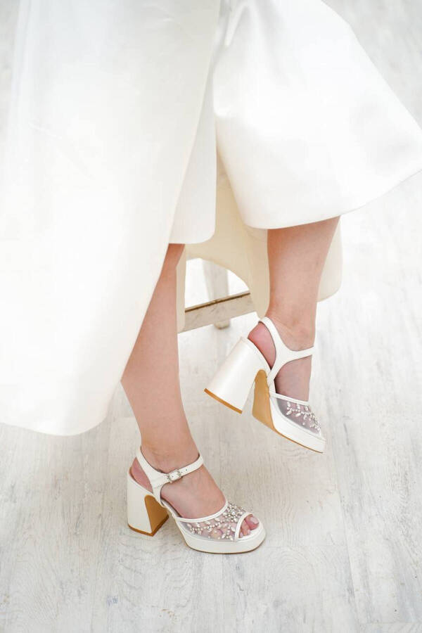 White Wedding Shoes - 6