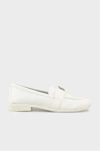 White Women's Daily Shoes 