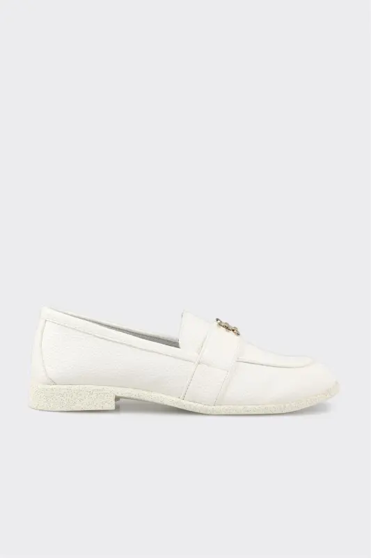 White Women's Daily Shoes - ELLE SHOES