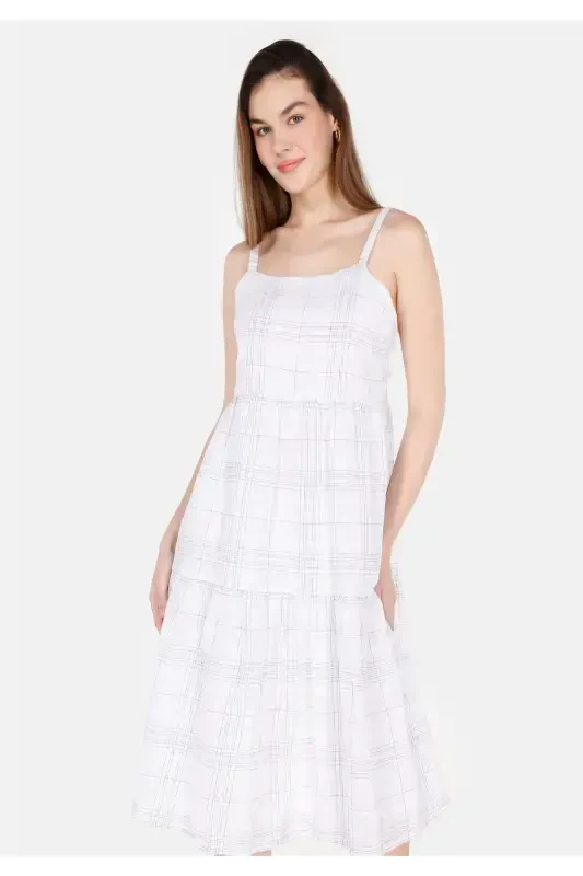 White women's dress - 3