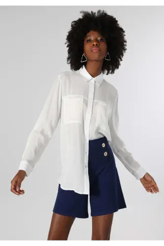 White women's shirt - 1