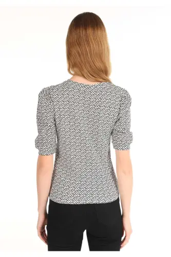 White women's short sleeve t-shirt - COLIN'S (1)