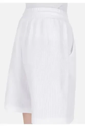 White women's shorts - 6