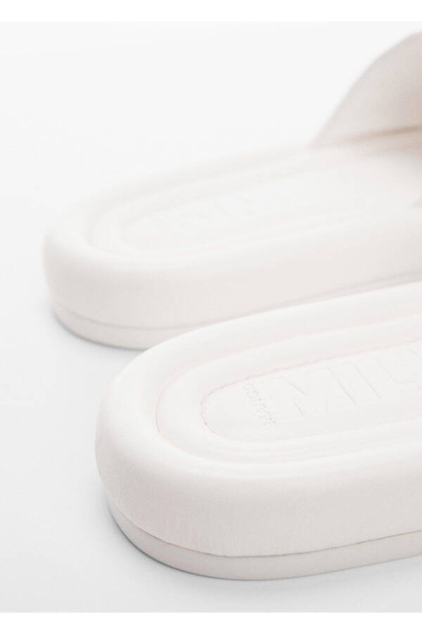 White Women's Slippers 57000345 - 5