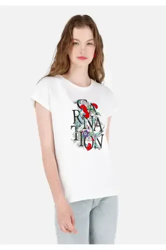 White Women's T-shirt - 1