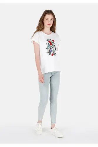 White Women's T-shirt - 3