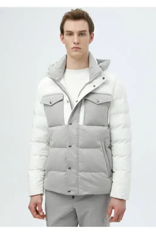 White Woven Coat - RAMSEY