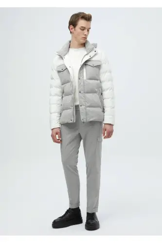 White Woven Coat - RAMSEY (1)