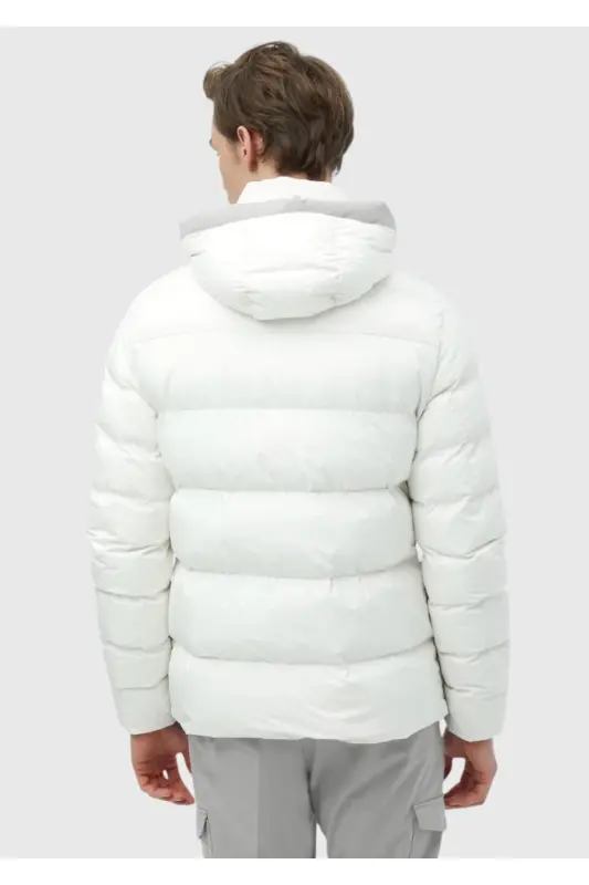 White Woven Coat - 7