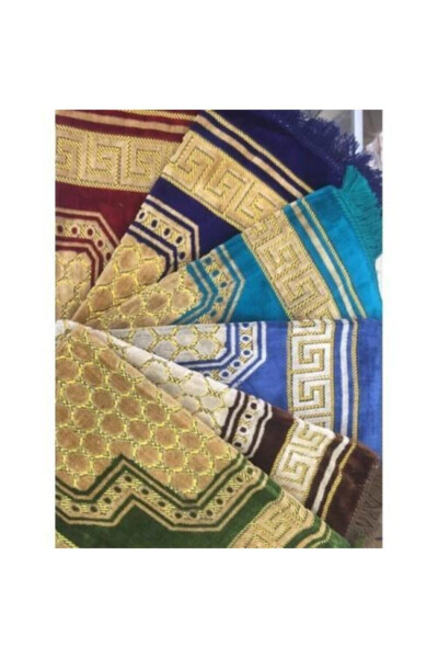 Wholesale Price Velvet Prayer Rug, 100 Pieces Prayer Mat, Prayer Rug Set 100 Pieces, Prayer Rug Set - 1